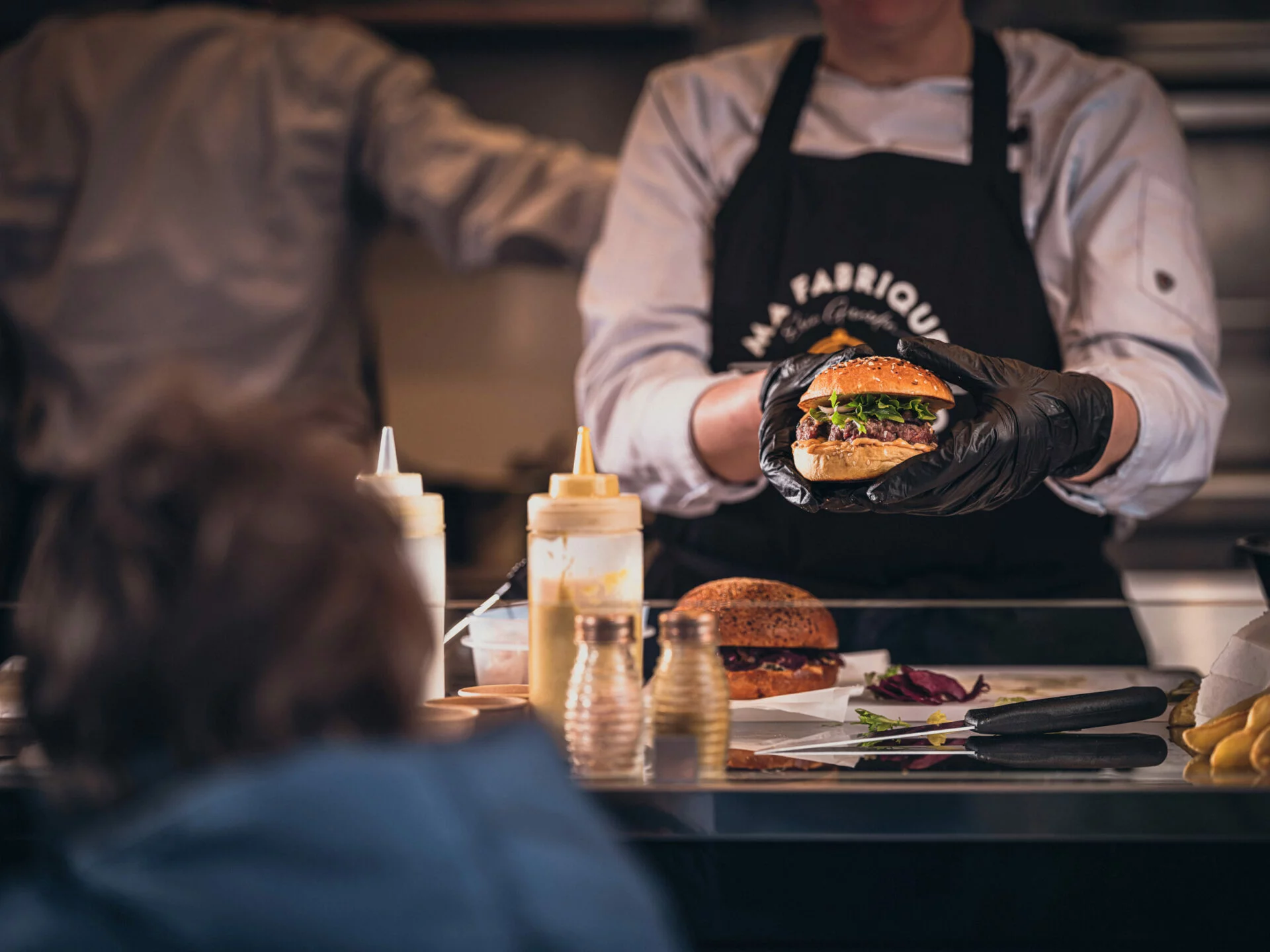 Branding global et mobile app food truck Ma Fabrique du Burger