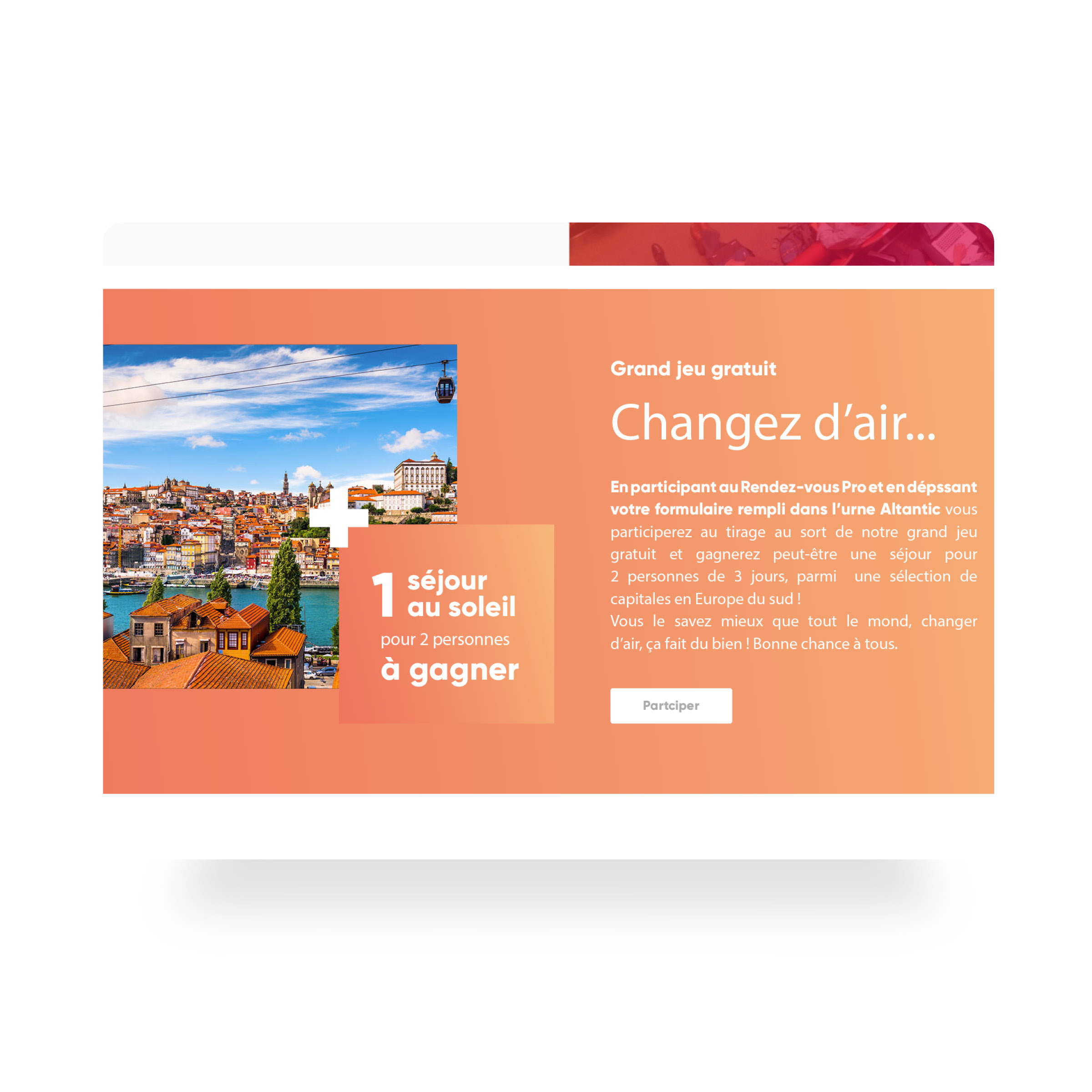 Plateforme web app digitale pour Atlantic avec Agile Interactive - Concept marketing global