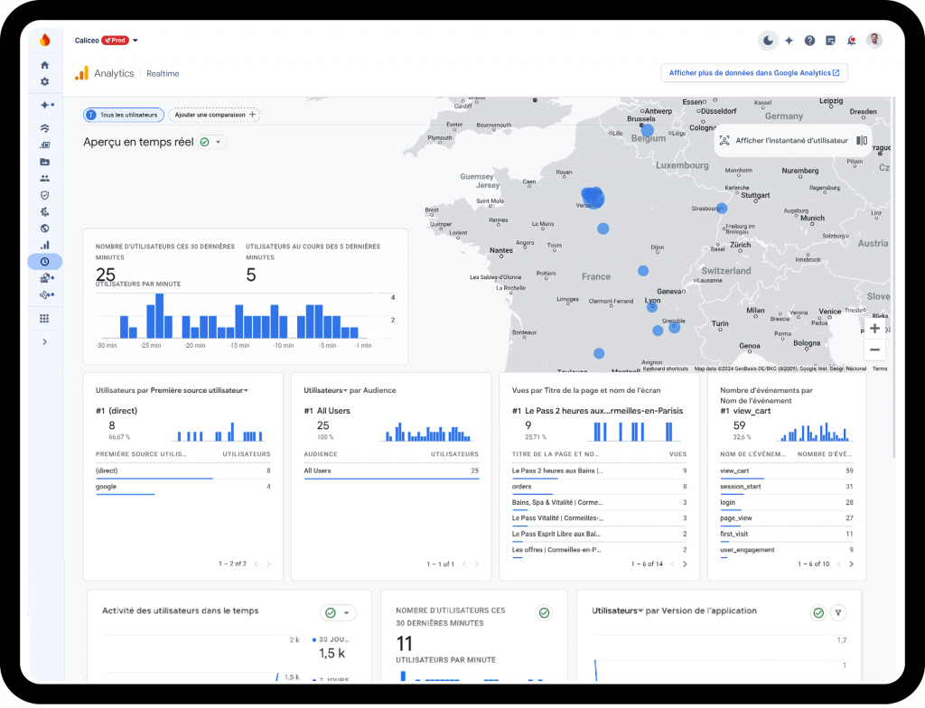 Développement sous environnement Firebase Google chez Agile Interactive