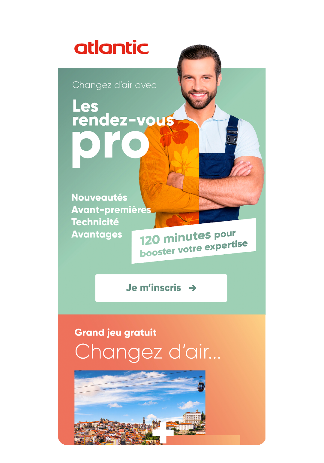 Application mobile pour opération marketing pour Atlanctic