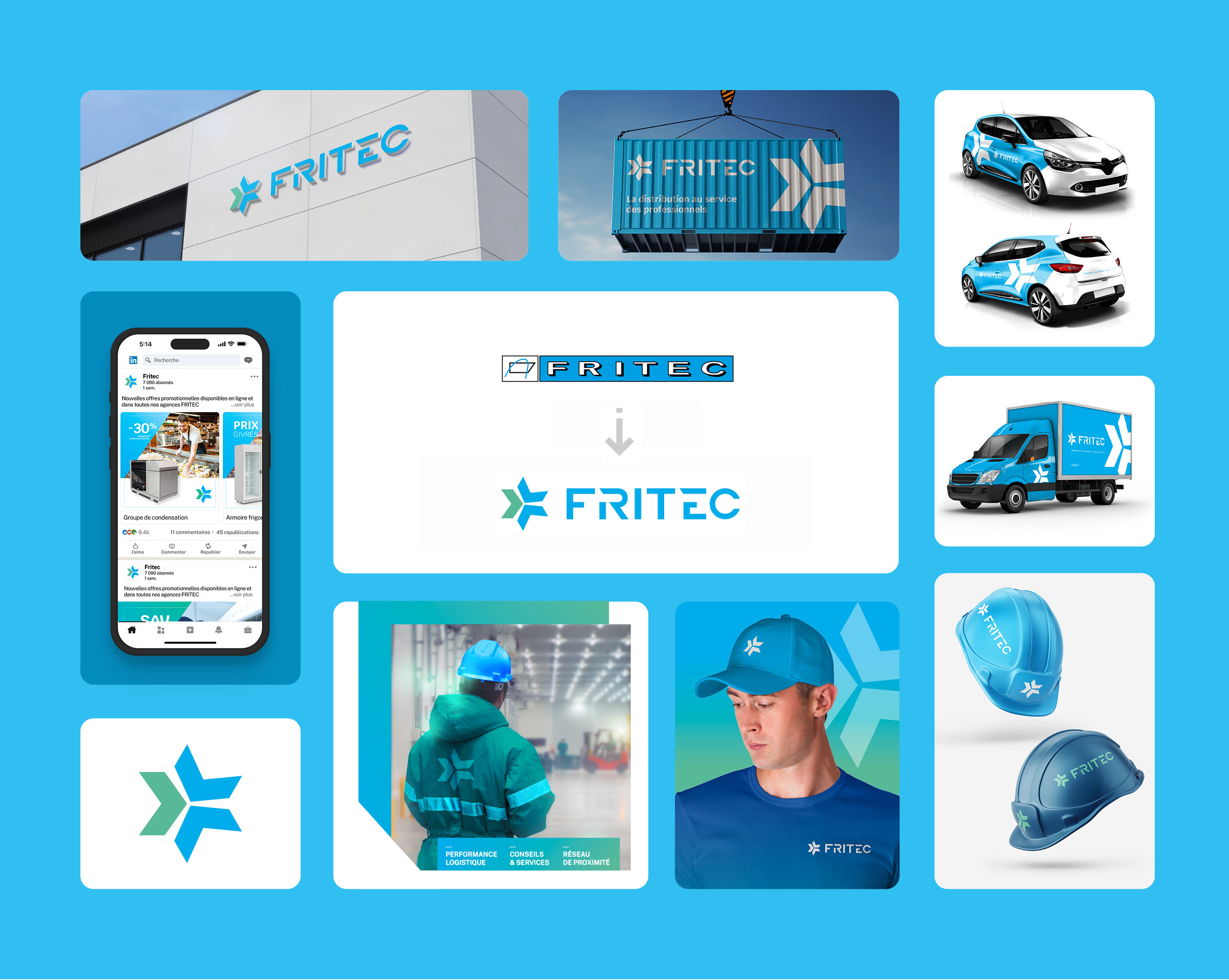 Facelift logo Fritec et Branding