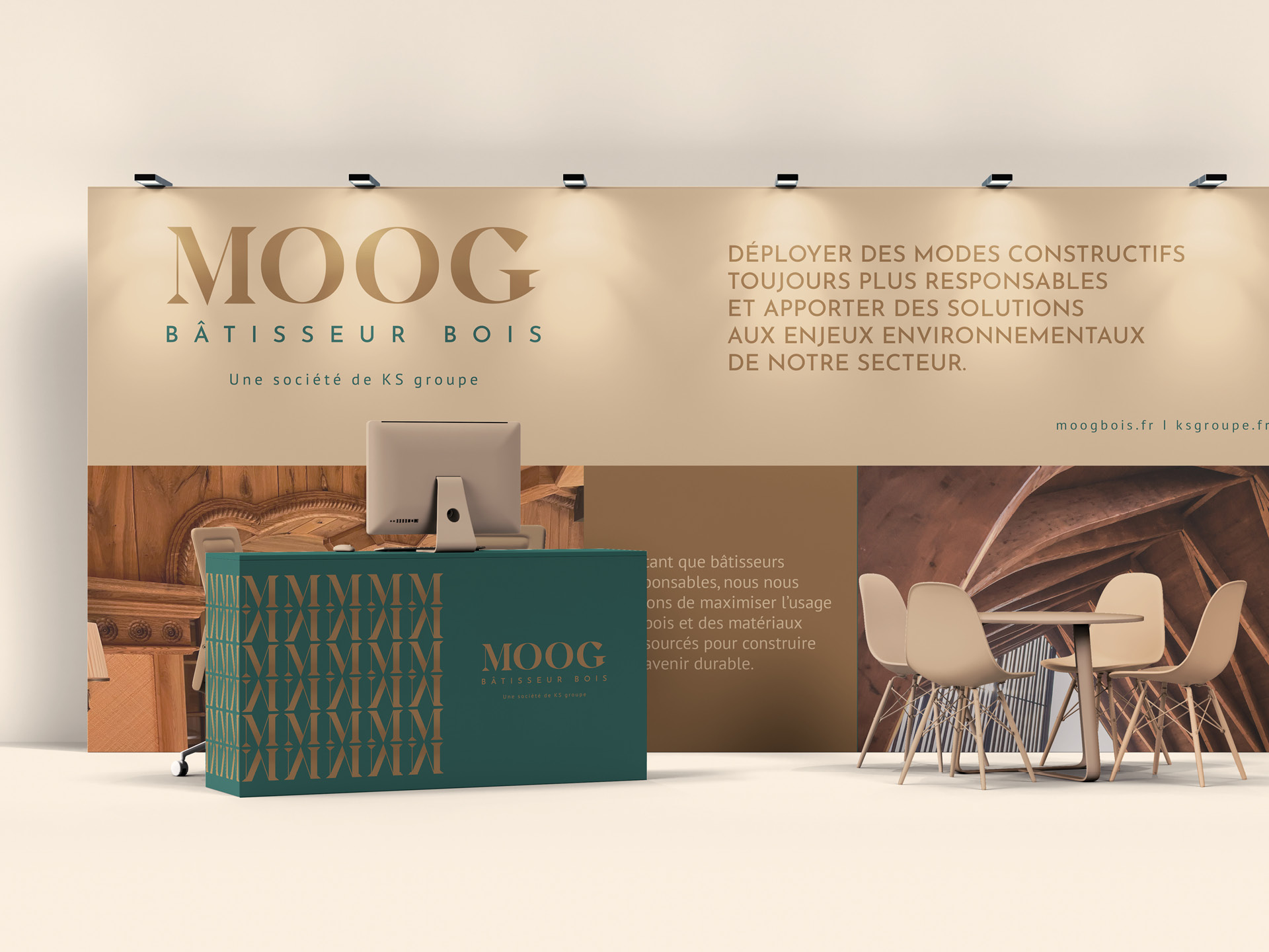 ReBranding stratégique pour Moog Construction Bois - KS Groupe