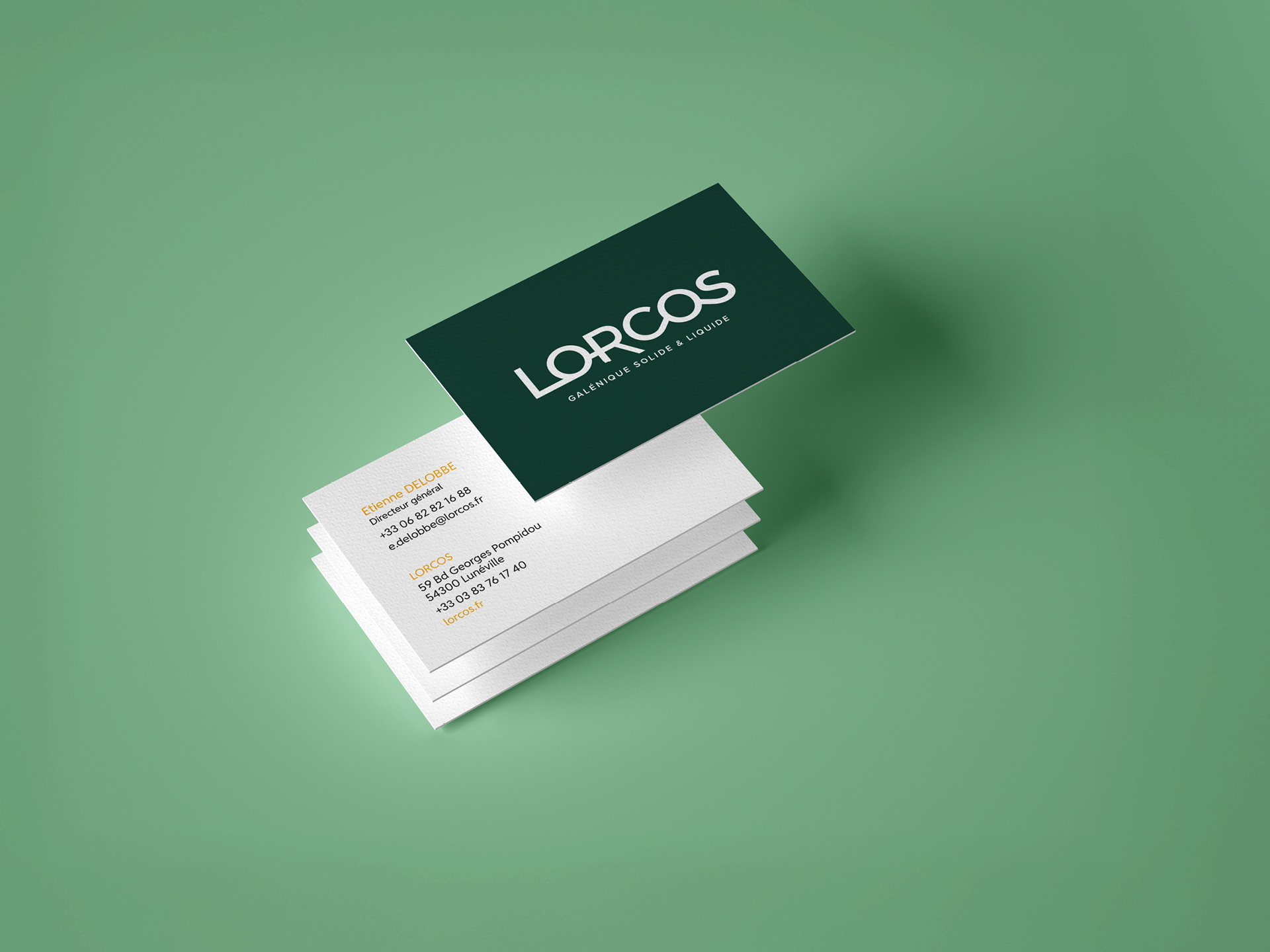 Site web et branding logo pour LORCOS