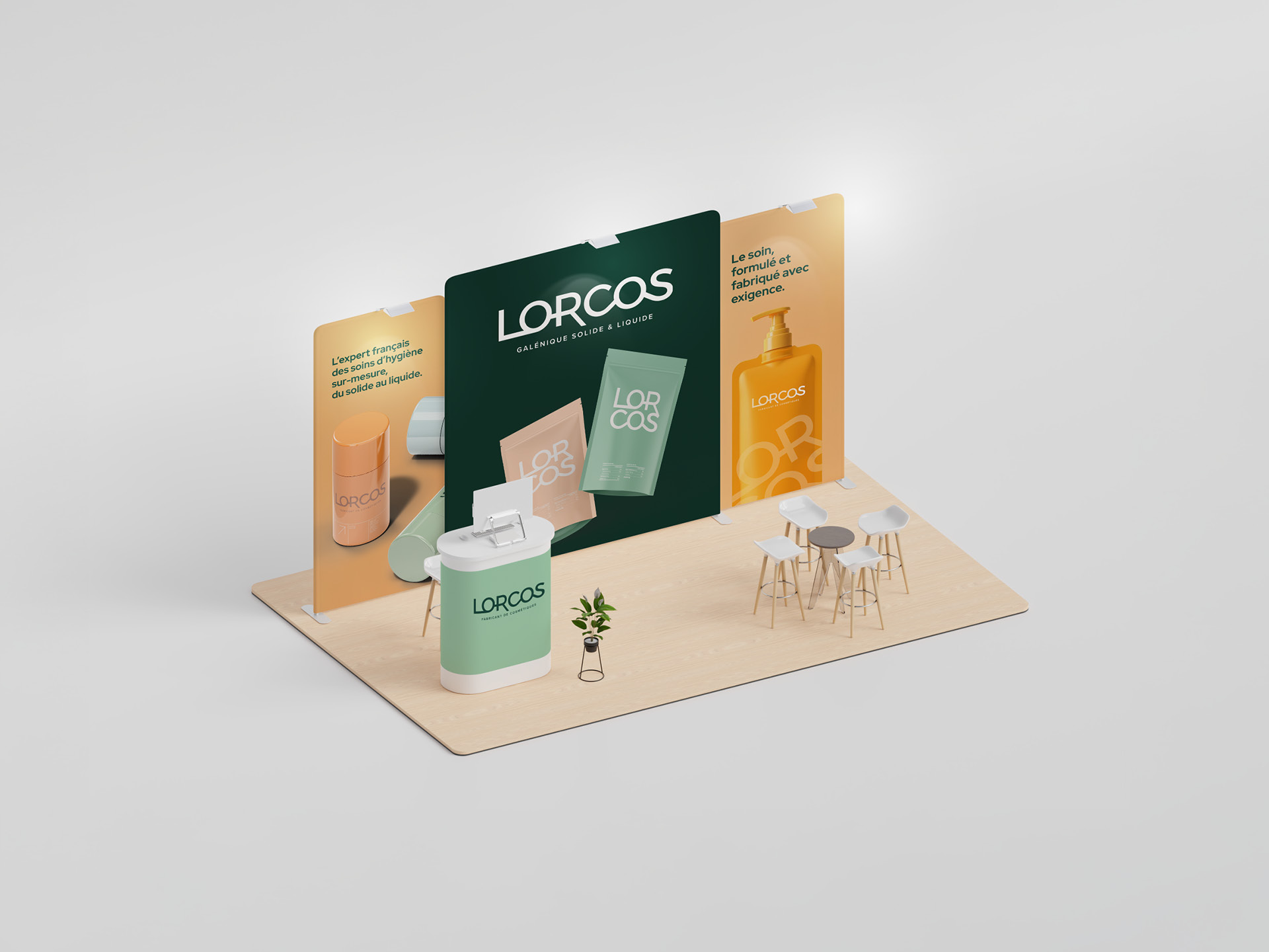 Site web et branding logo pour LORCOS