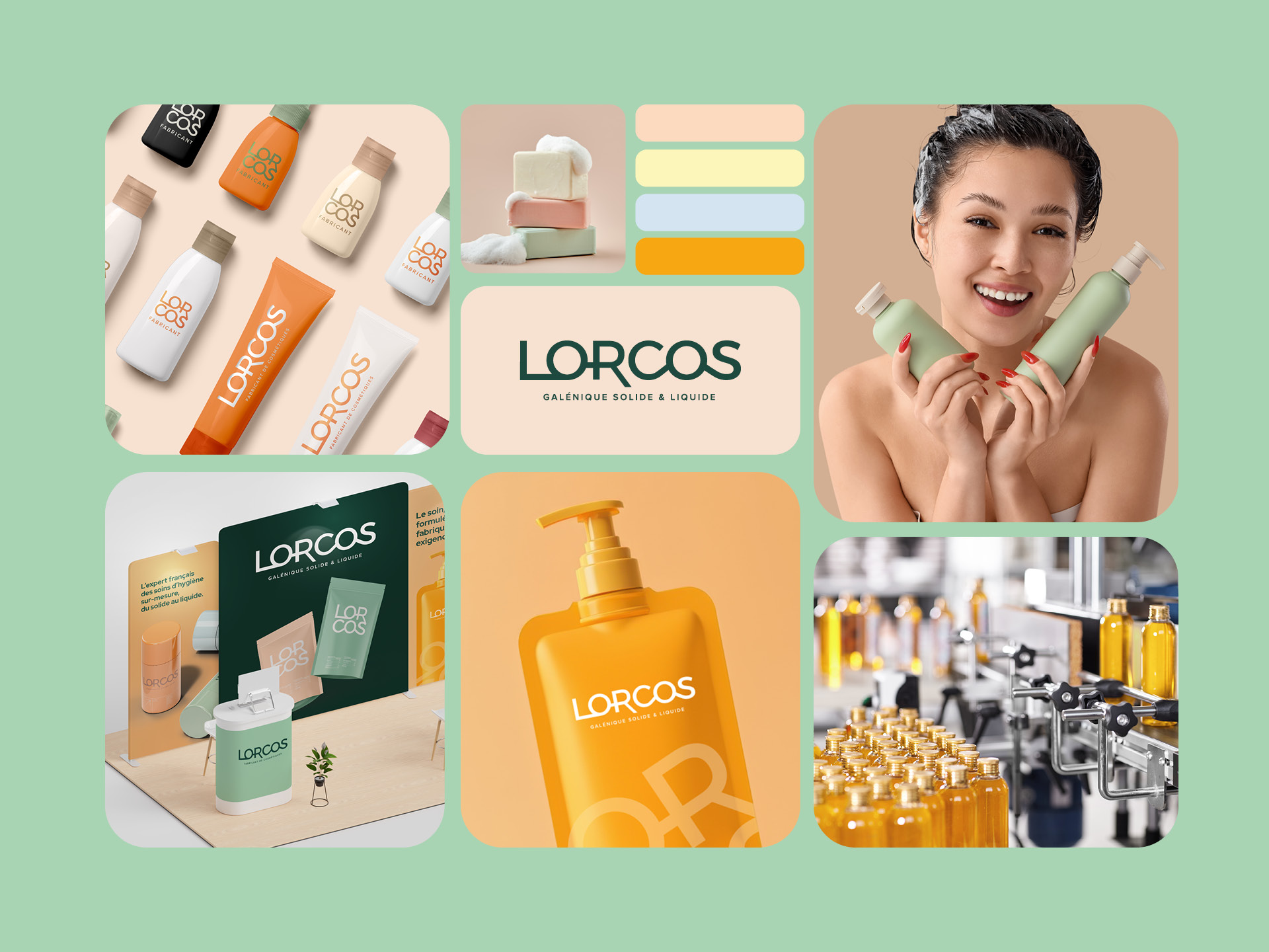 Site web et branding logo pour LORCOS