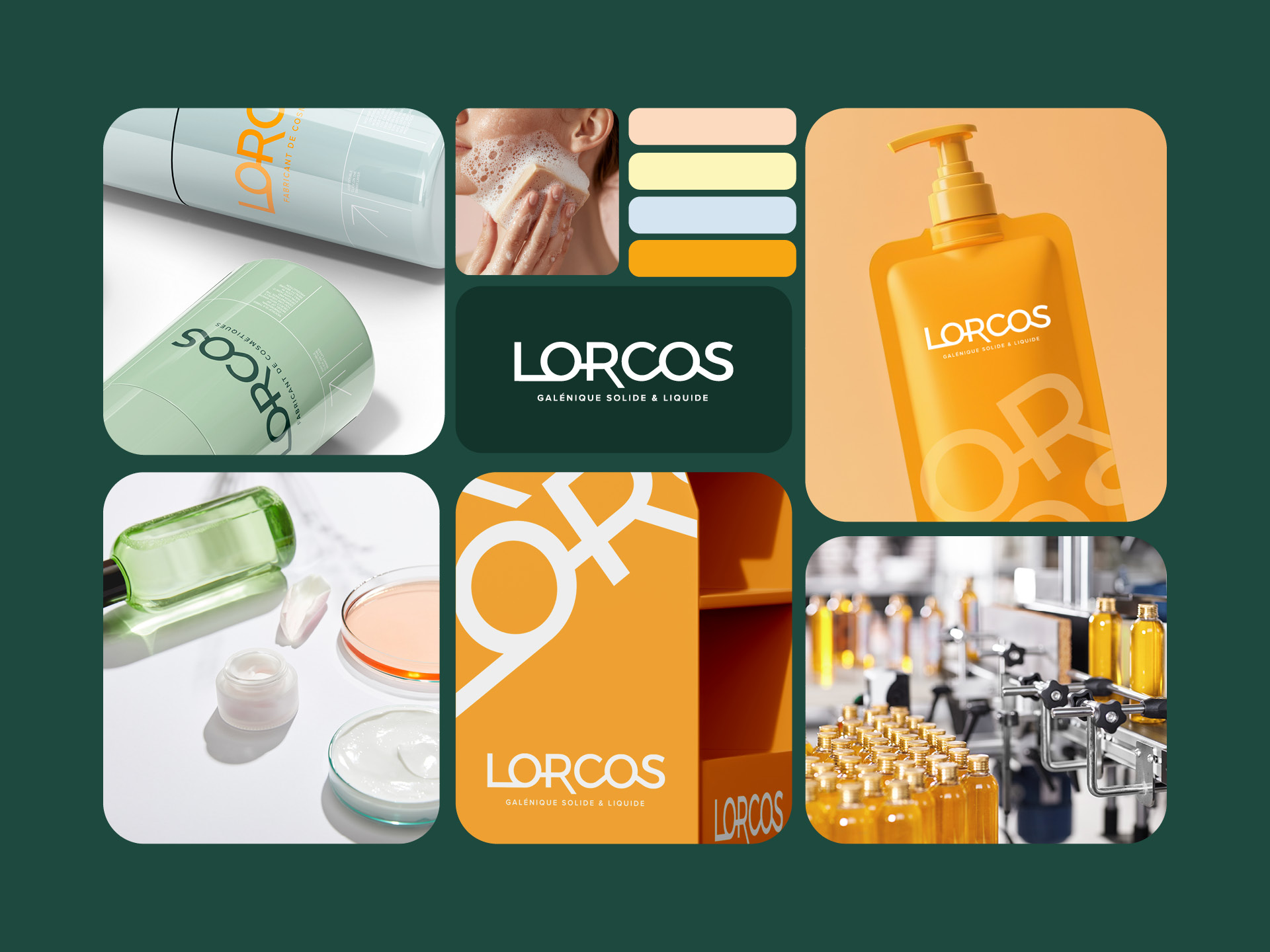 Site web et branding logo pour LORCOS