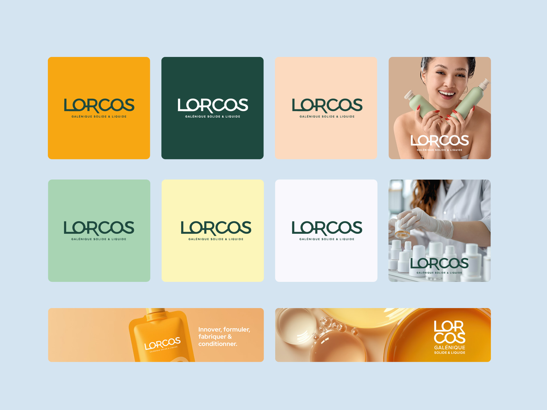 Site web et branding logo pour LORCOS