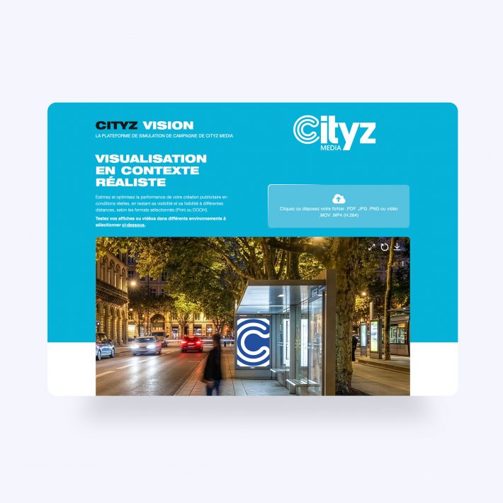 Web Application OOH Cityz Vision