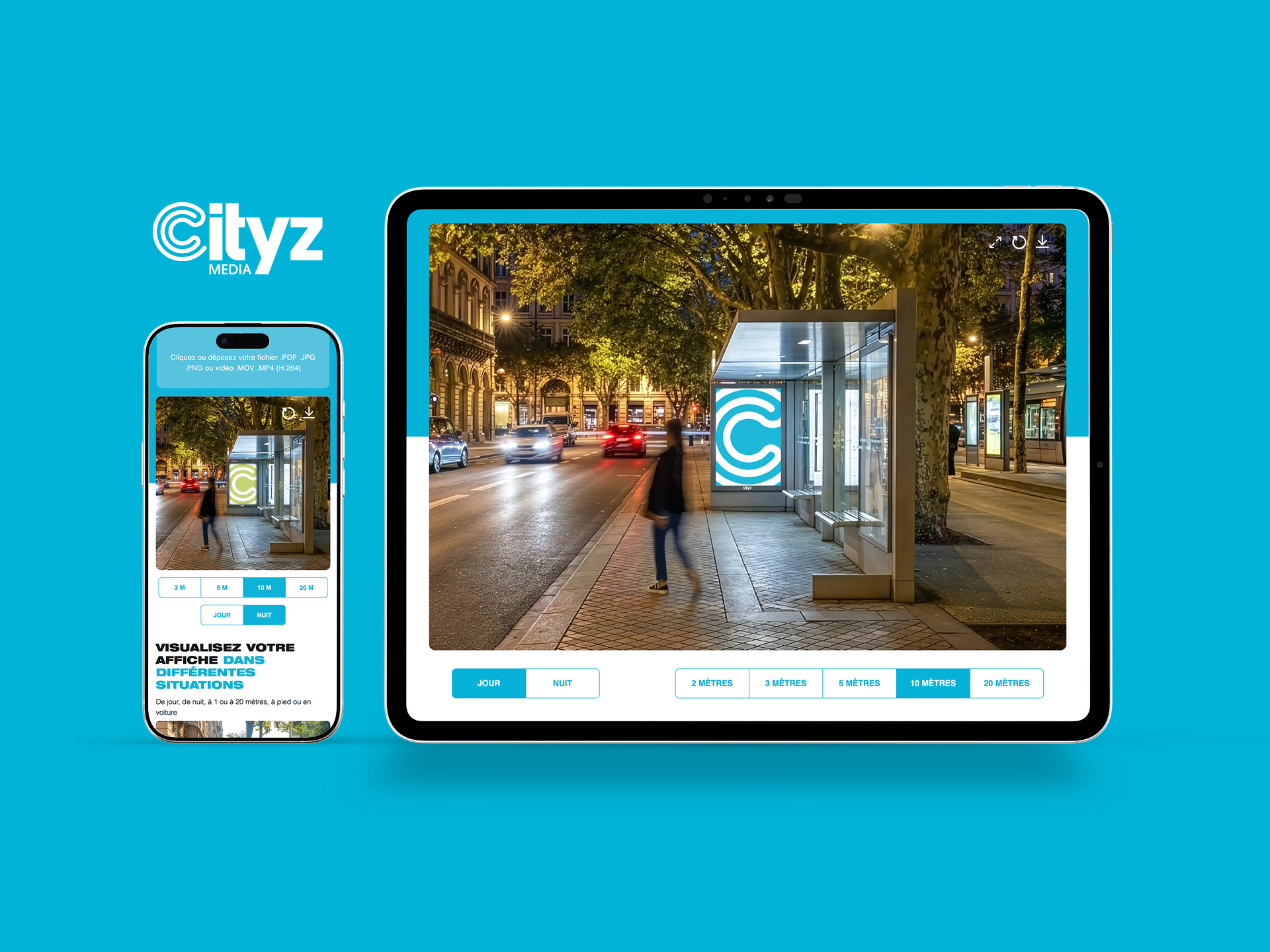 Web Application OOH Cityz Vision