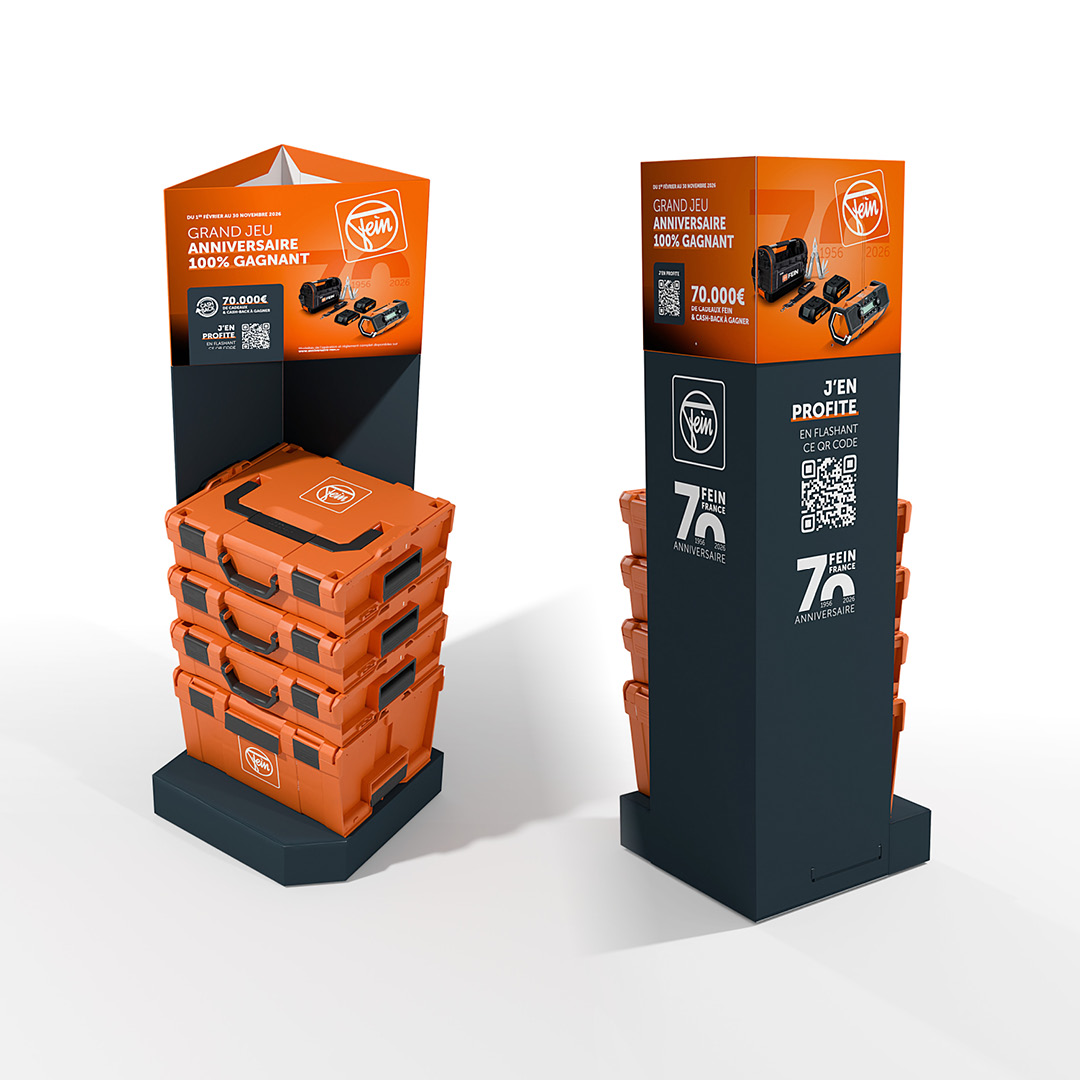 Opération 70 ans Anniversaire FEIN - Instants Gagnant + Cash-Back